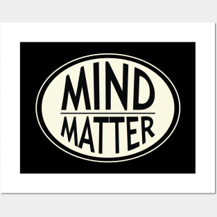 Mind matter_light background Posters and Art
